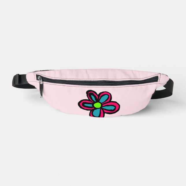 Flower Cartoon Statuette Fanny Pack (Front)