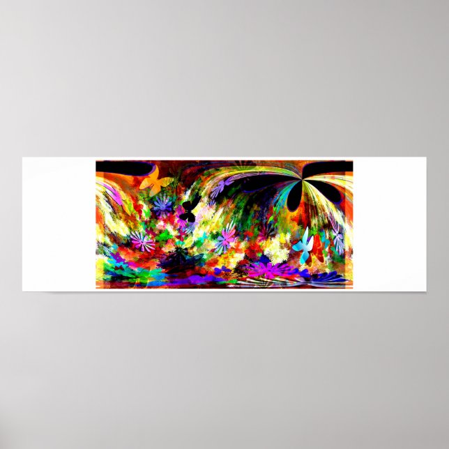 Flower Cascade Poster (Front)