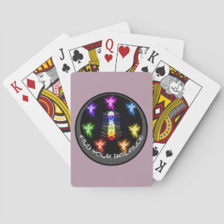 Flower Chakras Poker Cards