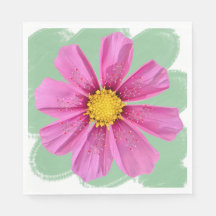 Flower Chemistry Party Napkin