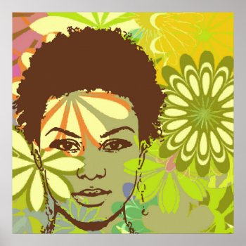 Flower Child5 Poster by NewNaturalHair at Zazzle
