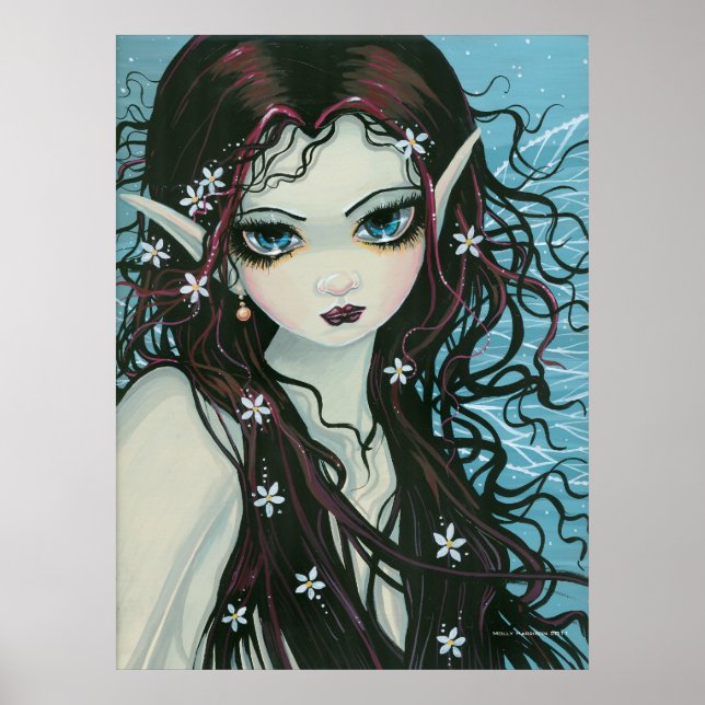 Flower Child Big Eye Fairy Poster (Front)