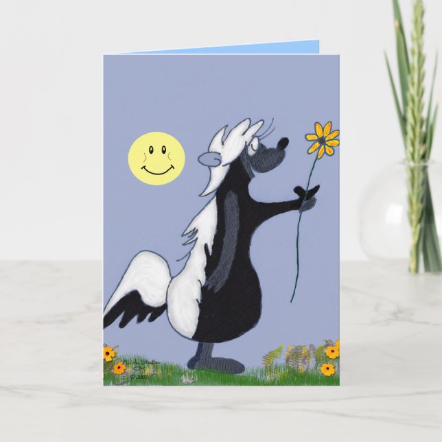 Flower Child...Birthday Card. Card (Front)