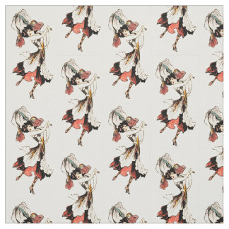 FLOWER CHILD - IRIS FLORAL FAIRY PATTERN FABRIC