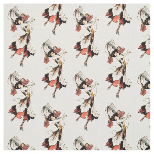 FLOWER CHILD - IRIS FLORAL FAIRY PATTERN FABRIC