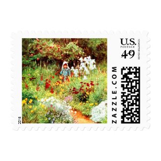 Flower Child Postage Stamp