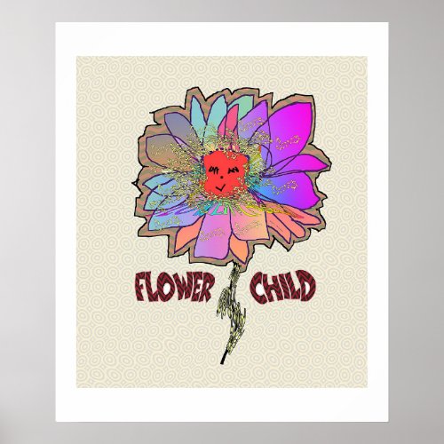Flower Child Poster Print