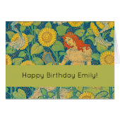 Flower Child Woman in Sunflower Garden (Front Horizontal)