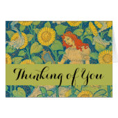 Flower Child Woman in Sunflower Garden (Front Horizontal)