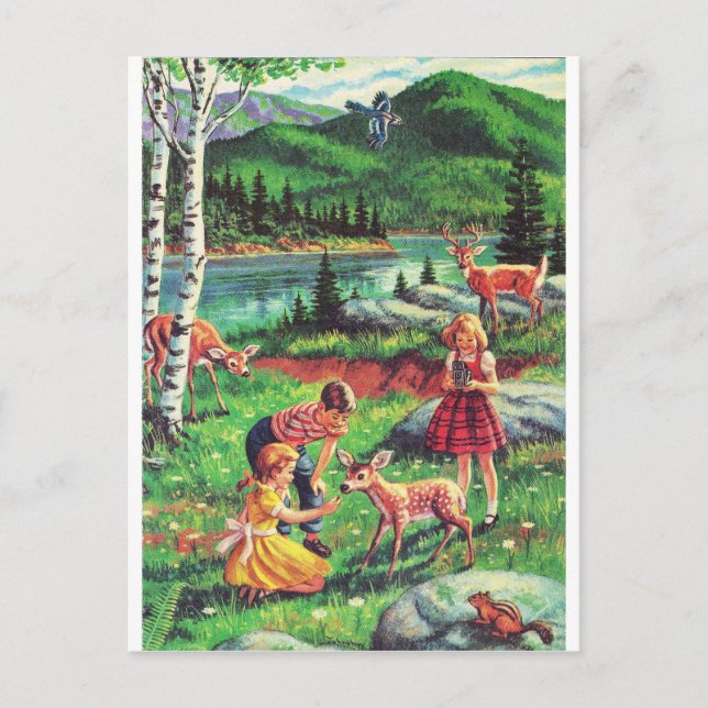 Flower Children Postcard (Front)