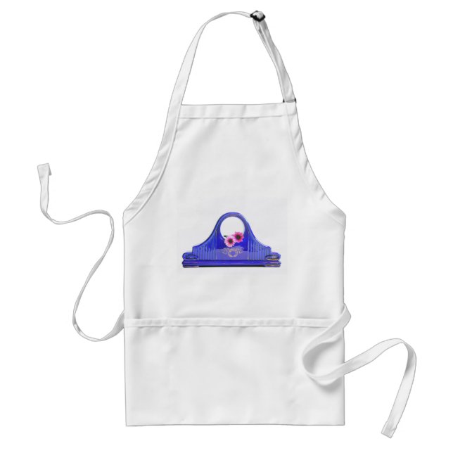 Flower Clock Adult Apron (Front)