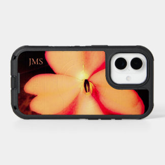 Flower Closeup in Peach iPhone 17 Case
