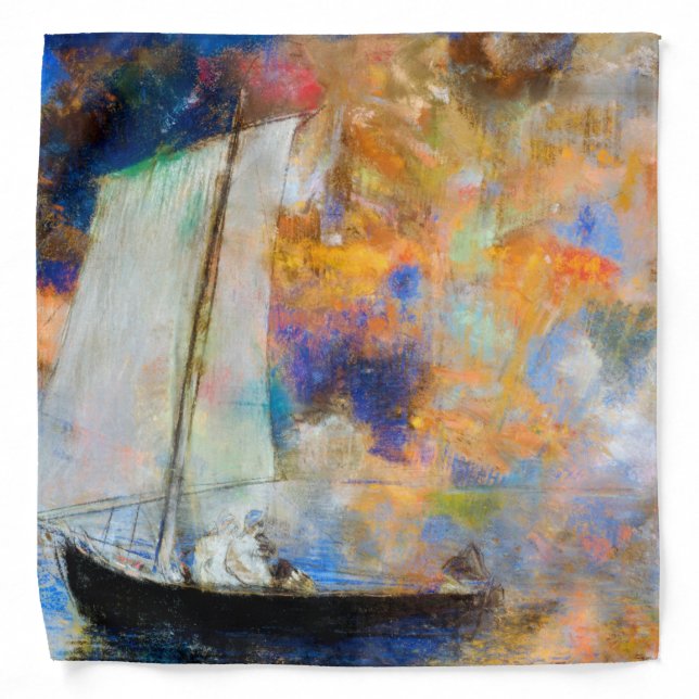 Flower Clouds, Redon Bandana (Front)
