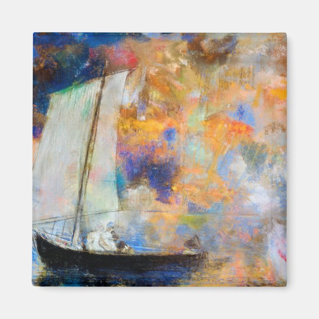 Flower Clouds, Redon Magnet (Front)