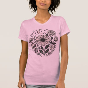 Flower Cluster Women Bella+Canvas Slim Fit T-Shirt