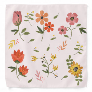 flower collection bandana