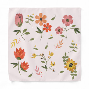 flower collection bandana