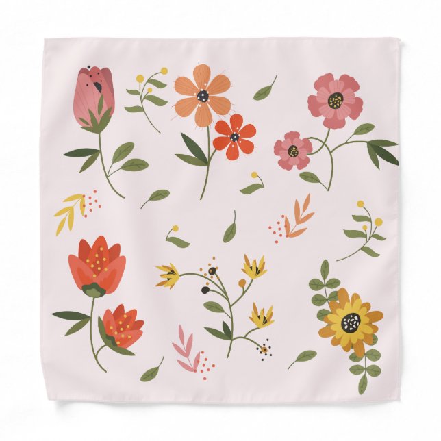 flower collection bandana (Front)