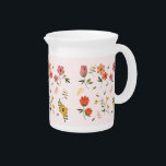 flower collection  beverage pitcher<br><div class="desc">flower collection</div>