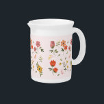 flower collection  beverage pitcher<br><div class="desc">flower collection</div>