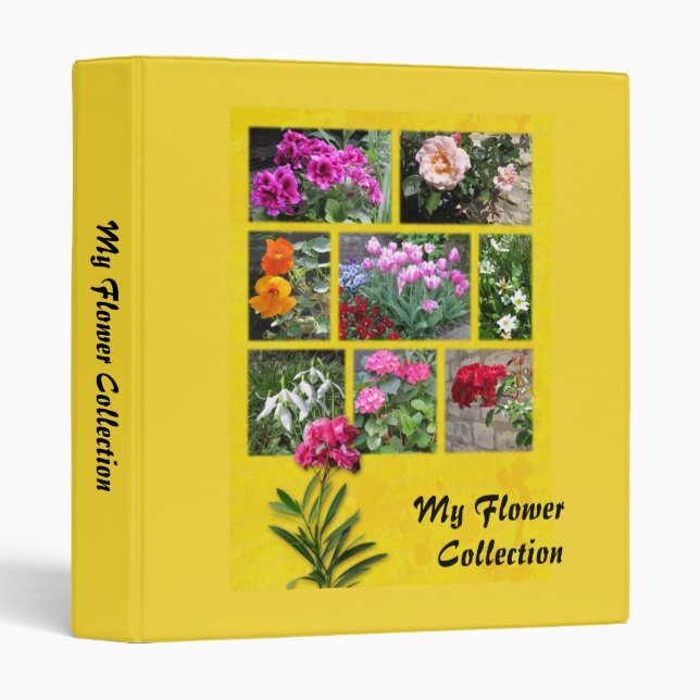 Flower Collection Binder (Front/Spine)