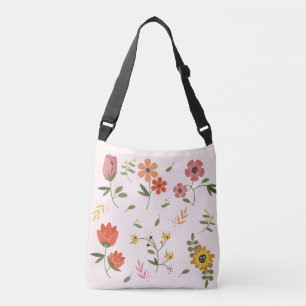 flower collection crossbody bag