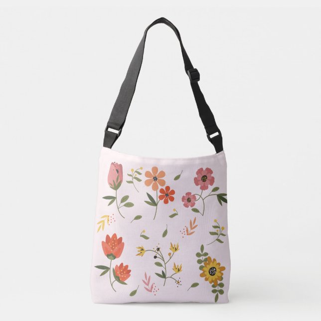 flower collection crossbody bag (Front)