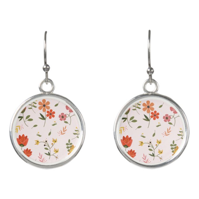 flower collection earrings (Front)