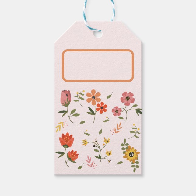 flower collection gift tags (Front)