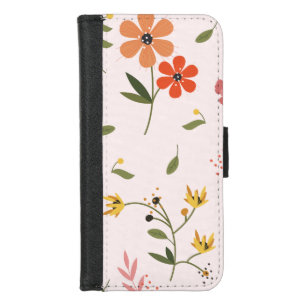 flower collection iPhone 8/7 wallet case