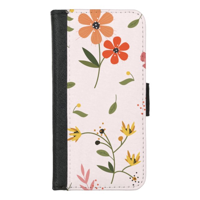 flower collection iPhone wallet case (Front)