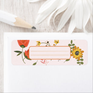 flower collection label