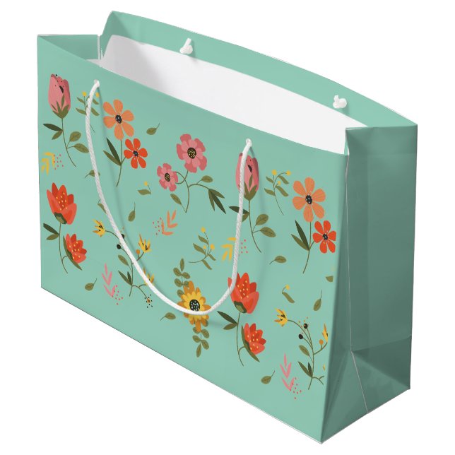 flower collection  large gift bag (Back Angled)