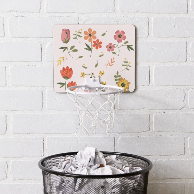 flower collection mini basketball hoop (In Situ)