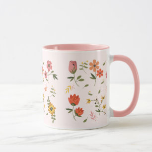 flower collection mug