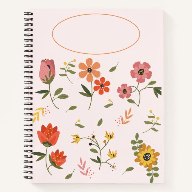 flower collection notebook (Front)