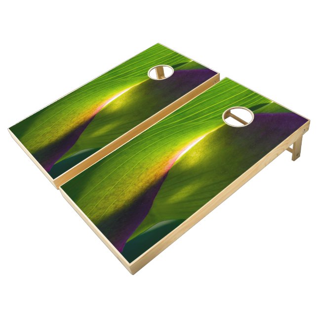 Flower  cornhole set (Angled)