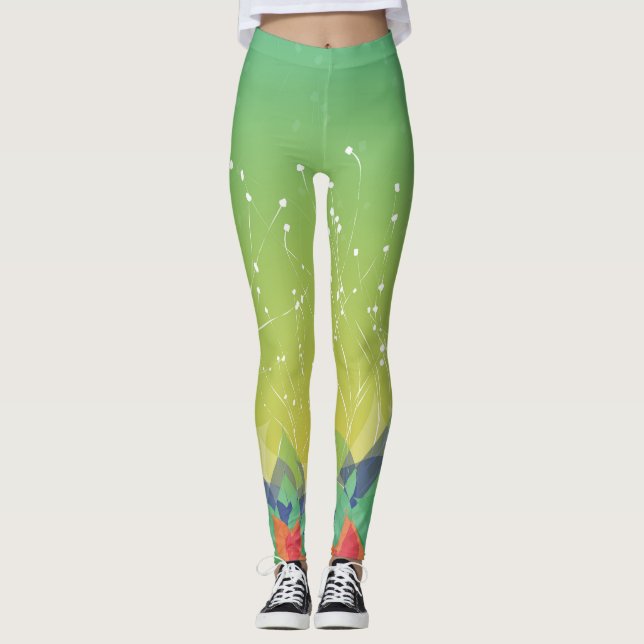 Flower Crawl Leggings (Front)