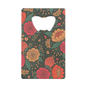 flower credit card bottle opener