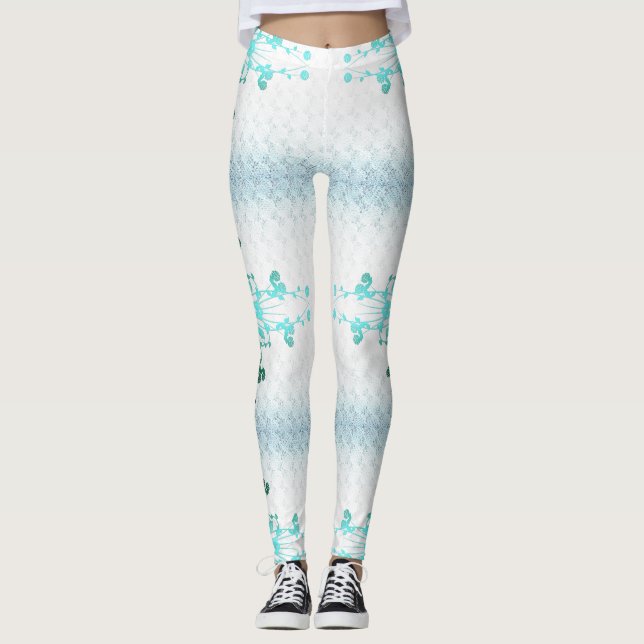 Flower Cross Leggings (Front)