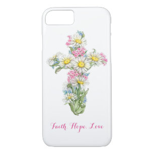 Flower Cross Phone Case
