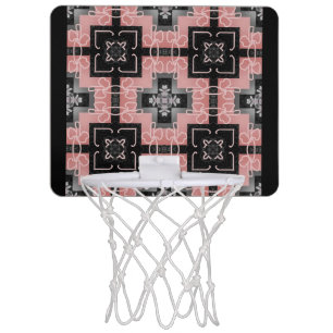 Flower Cross Pink Mini Basketball Goal Hoop