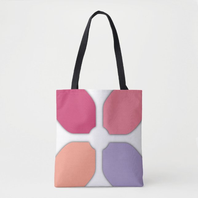 Flower Cross Tote Bag (Front)