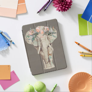 Flower Crown Elephant II iPad Pro Cover