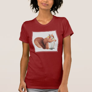 Flower Crown Forester Squirrel T-Shirt