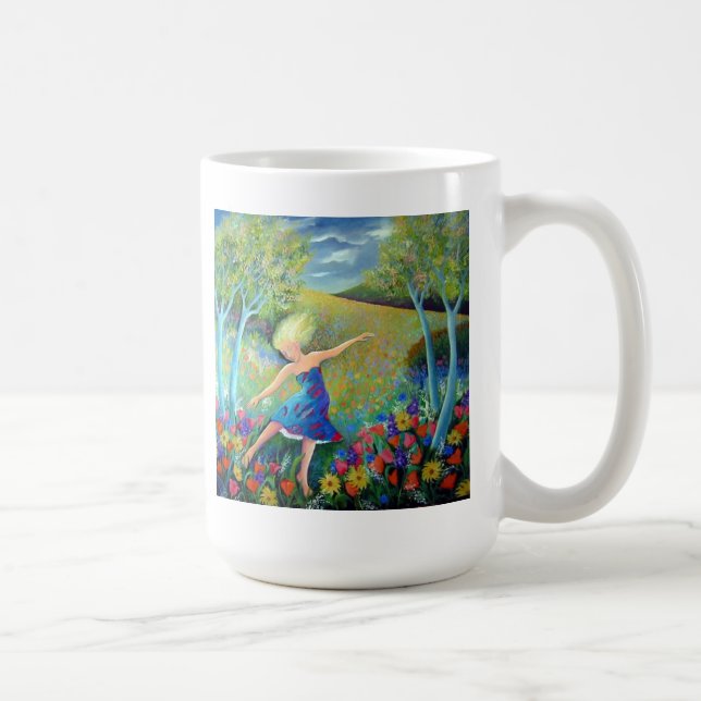 FLOWER DANCING COFFEE MUG (Right)