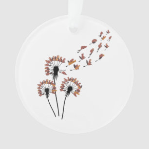 Flower Dandelion Beavers Stuff for Beaver Lover _ Ornament