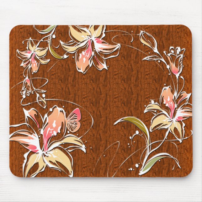 Flower Decor 10 Mousepad (Front)