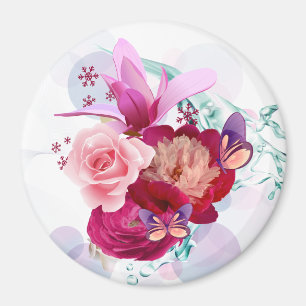 Flower Decor 12 Magnet