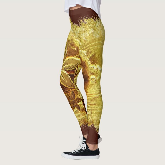Flower Decor 59 Leggings (Left)